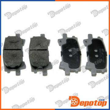 Plaquettes de frein arrière pour TOYOTA | 37459, 37459OE